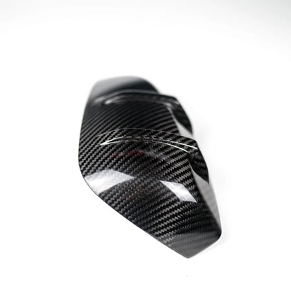 JDMuscle Tanso R2 Style Carbon Fiber Side Mirror Covers/Replacement with Turn Signal