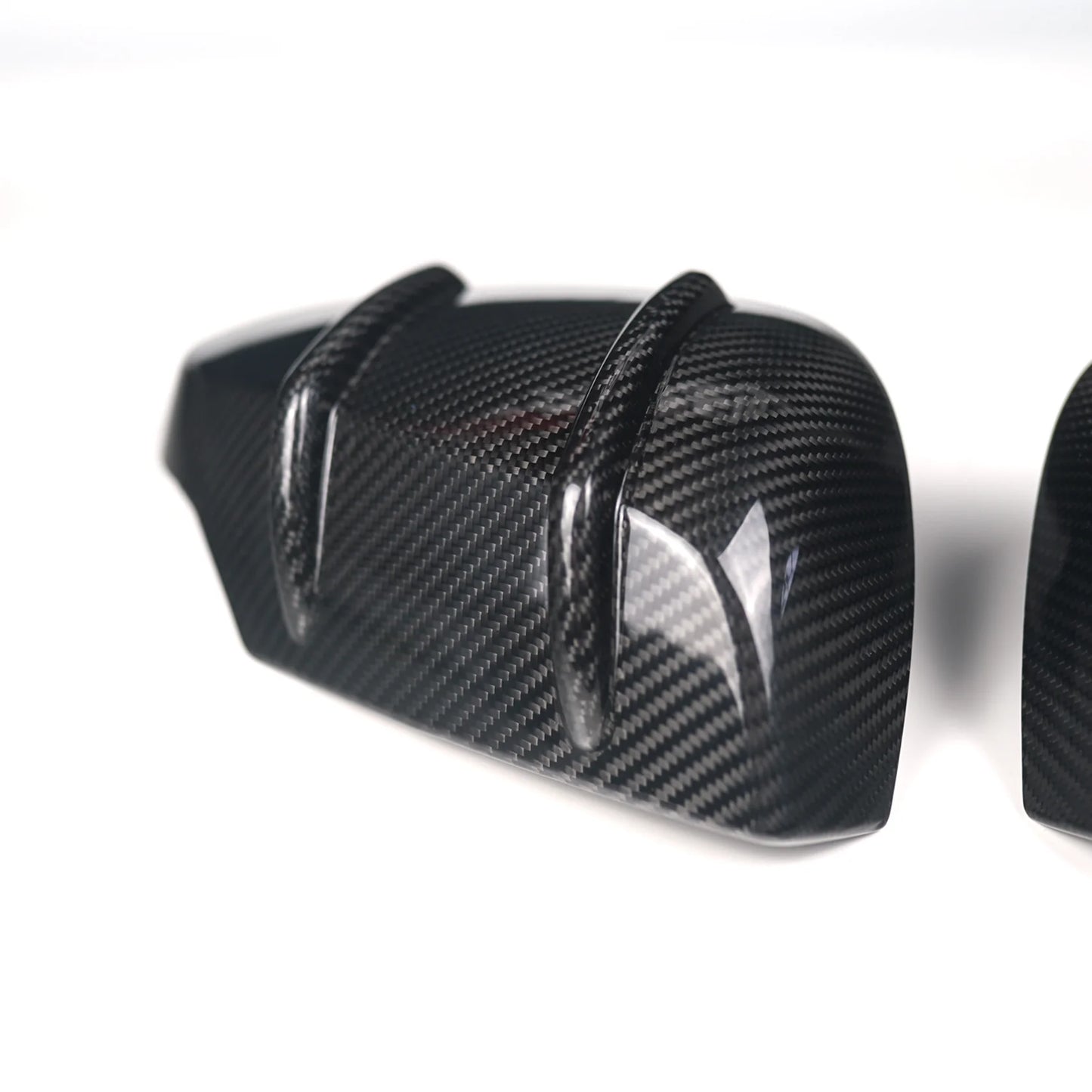 JDMuscle [15-21 WRX/STI] Tanso RAR Style Carbon Fiber Side Mirror Covers/Replacements