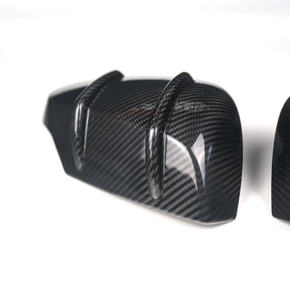 JDMuscle [15-21 WRX/STI] Tanso RAR Style Carbon Fiber Side Mirror Covers/Replacements