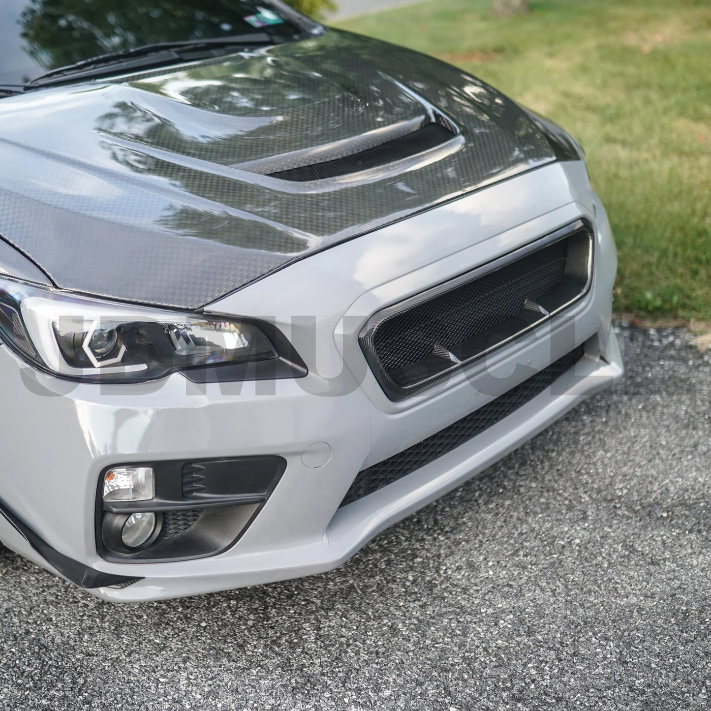 JDMuscle Tanso Gloss Black Grille V4 - 15-17 WRX/STI