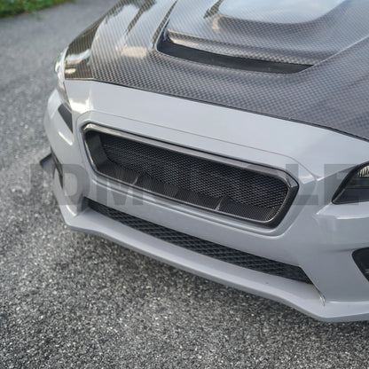 JDMuscle Tanso Gloss Black Grille V4 - 15-17 WRX/STI