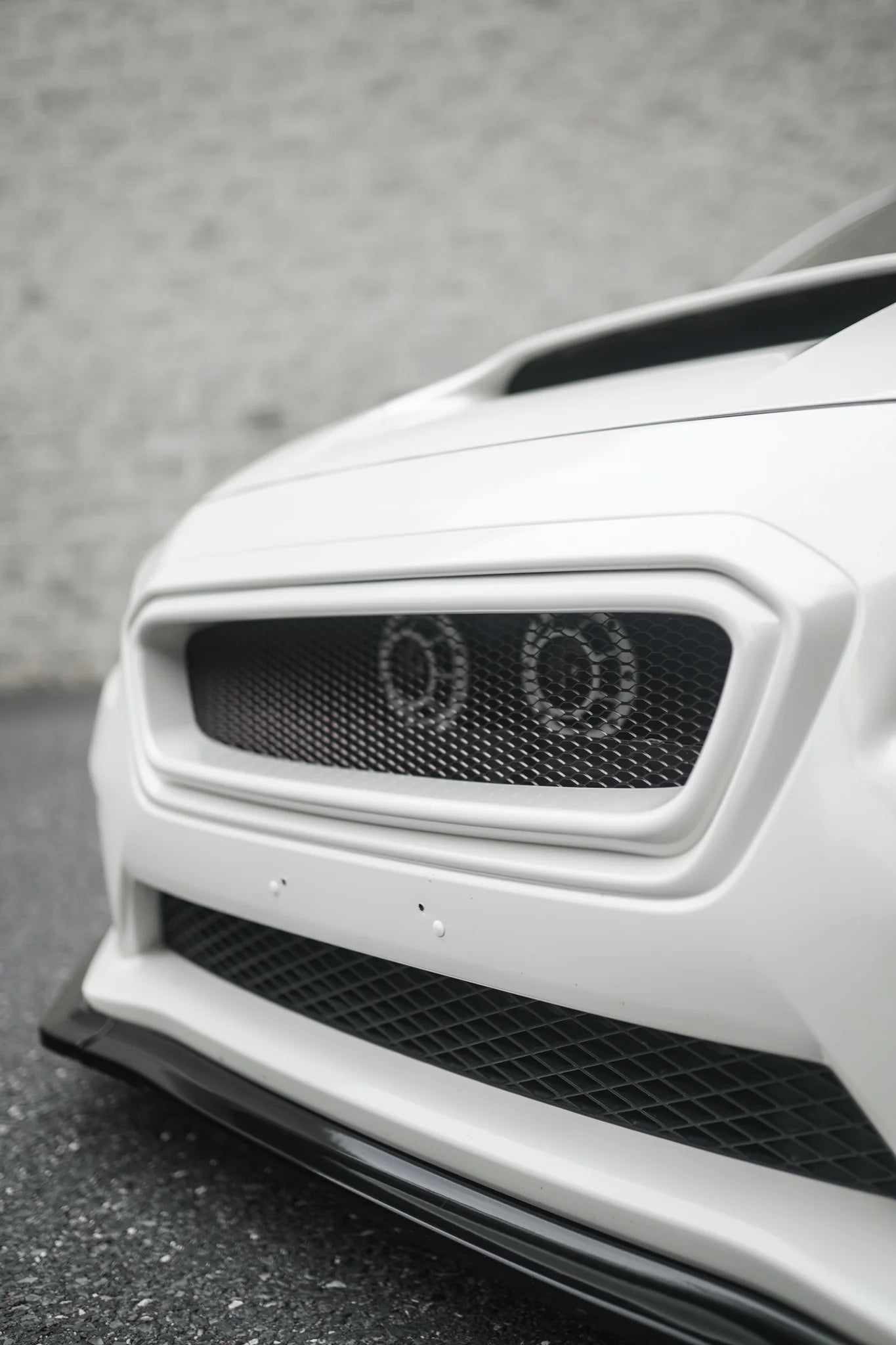 JDMuscle [15-17 WRX/STI] CS Style Front Bumper Grille-Paint Matched/Gloss Black