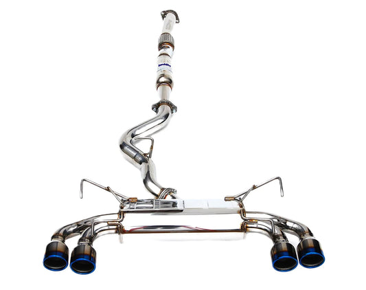 Invidia 08-14 Subaru STI 11-14 WRX Hatchback Q300 Quad Titanium tip Cat-back Exhaust