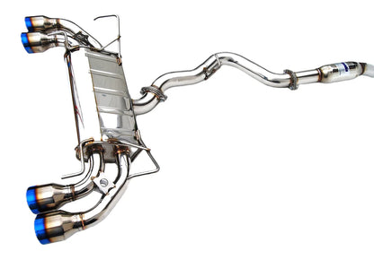 Invidia 08-14 Subaru STI 11-14 WRX Hatchback Q300 Quad Titanium tip Cat-back Exhaust