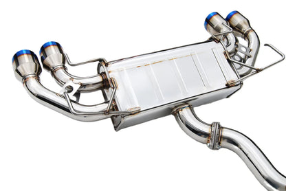Invidia 08-14 Subaru STI 11-14 WRX Hatchback Q300 Quad Titanium tip Cat-back Exhaust