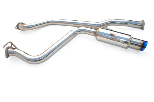 Invidia 08-14 Subaru WRX Sedan Single Racing Titanium tip Cat-back Exhaust