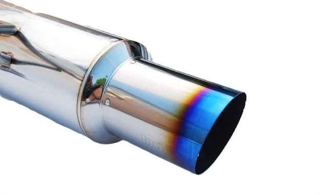 Invidia 15-21 Subaru WRX/STI Single Racing Titanium tip Cat-back Exhaust