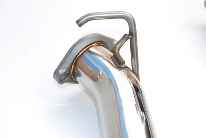 Invidia 08-14 Subaru WRX Sedan Single Racing Titanium tip Cat-back Exhaust