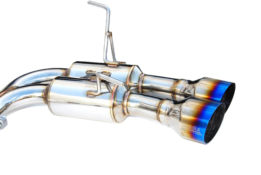 Invidia 11-14 Subaru WRX/STI Sedan Gemini R400 Quad Titanium tip Cat-back Exhaust