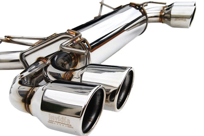Invidia 08-14 Subaru STI 11-14 WRX Hatchback Q300 Quad S.S.tips Cat-back Exhaust