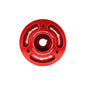 GrimmSpeed Lightweight Crank Pulley - Red - Subaru EJ Engines