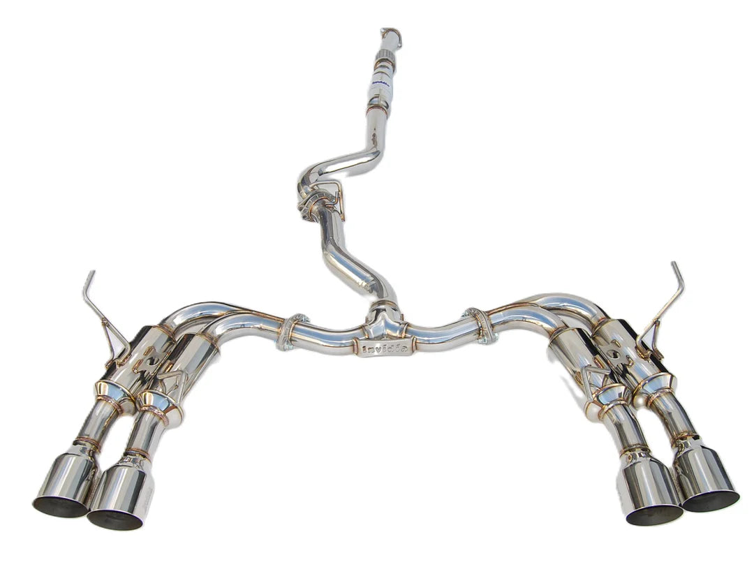 Invidia 11-14 Subaru WRX/STI Sedan Gemini R400 Quad S.S.Tips Cat-back Exhaust