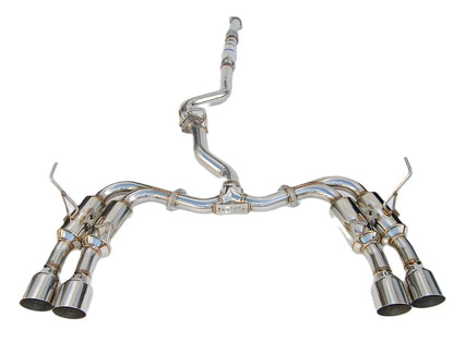 Invidia 11-14 Subaru WRX/STI Sedan Gemini R400 Quad S.S.Tips Cat-back Exhaust