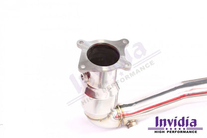 Invidia 15-21 Subaru WRX FA20 CATTED Down Pipe (Bottom Cat) wide Band