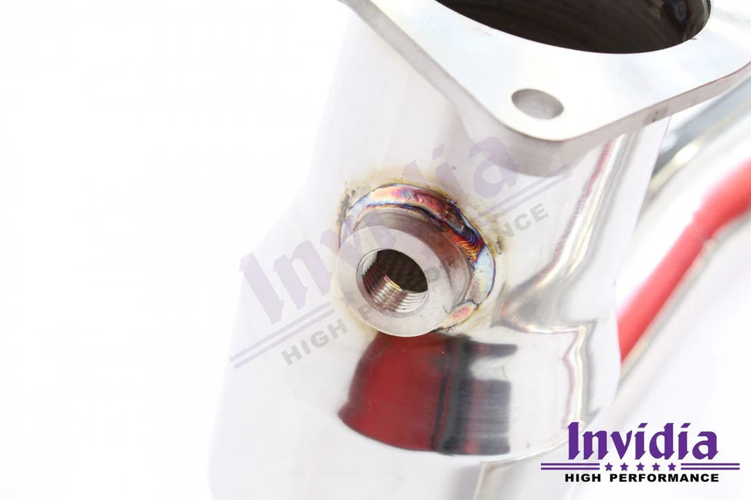Invidia 15-21 Subaru WRX FA20 CATTED Down Pipe (Bottom Cat) wide Band