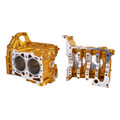 IAG / Crest CNC Billet Aluminum EJ25 Subaru Case Halves For WRX, STI, Forester XT & Legacy GT