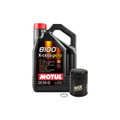 IAG MOTUL 5L 5W40 8100 X-CESS (Built Engine) Oil Change Package fits 02-14 Subaru WRX, 04-21 STI, 05-09 LGT, 04-13 FXT