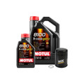 IAG MOTUL 6L 5W40 8100 X-CESS (Built Engine) Oil Change Package fits 02-14 WRX, 04-21 STI, 05-09 LGT, 04-13 FXT