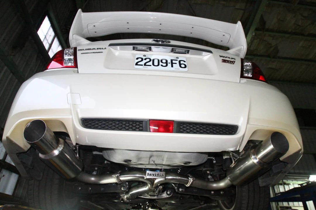 Invidia 08-14 Subaru WRX/STI Sedan Dual N1 S.S.Tips Cat-back Exhaust