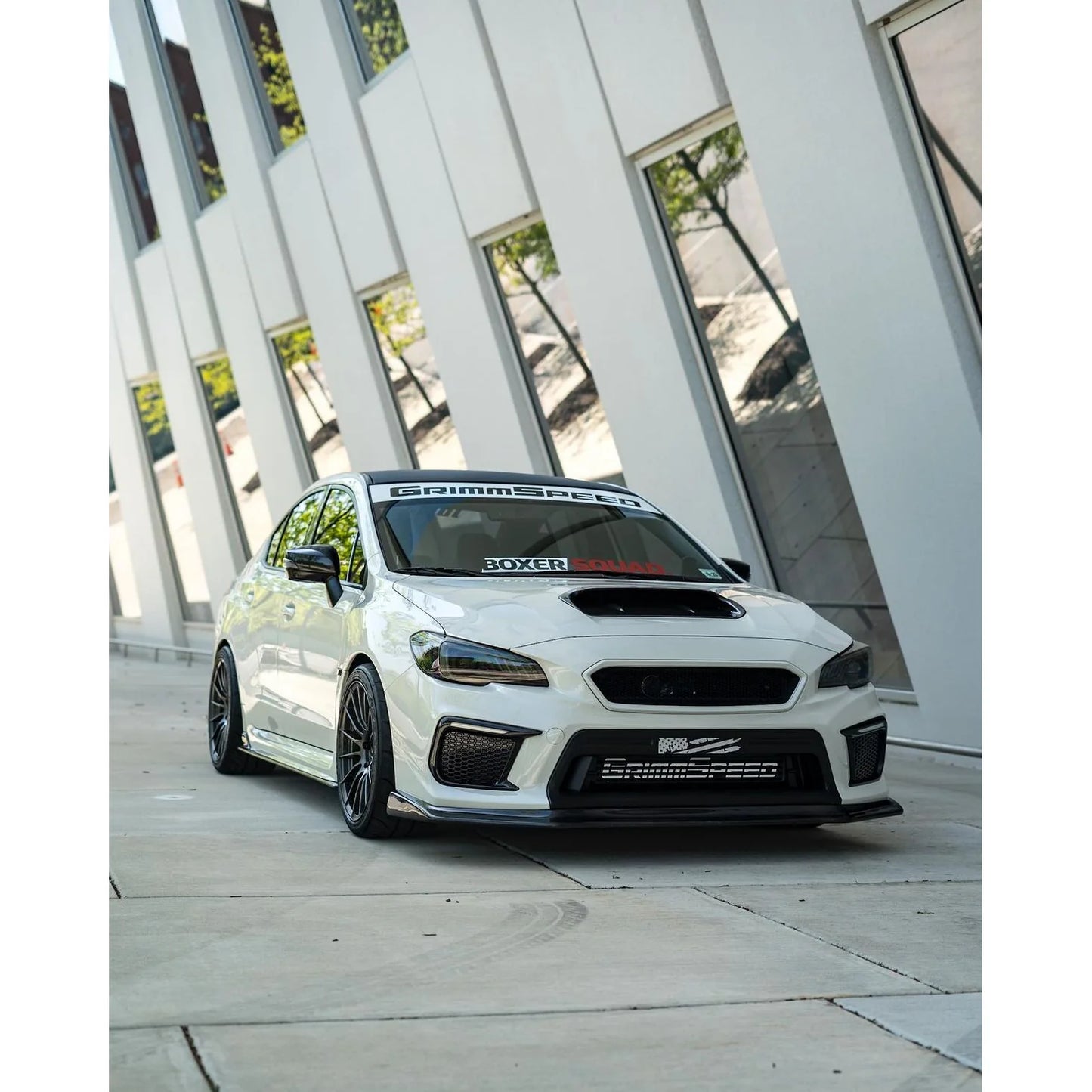 JDMuscle [15-21 WRX/STI] Carbon Fiber Hood Scoop V1 | JDM-WRX15-HS5