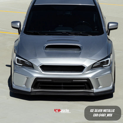JDMuscle [18-21 WRX/STI] CS Style V2 Front Bumper Grille-Paint Matched/Gloss Black