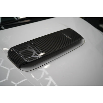 JDMuscle [22-25 WRX] Tanso Carbon Fiber Hood Scoop Cover V1