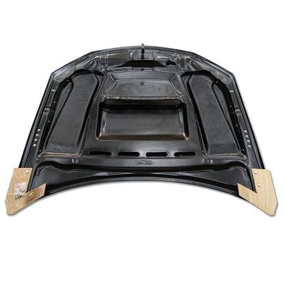 JDMuscle [08-14 WRX/STI] Carbon Fiber Hood V3 w/ Heat Extract