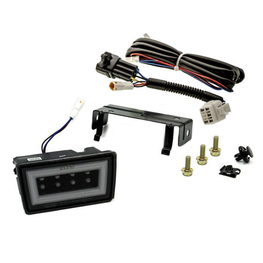 SMY F1 V3 Hyper-Flash RBL, Double Smoked w/ DRL White Light Bar 2022+ WRX image 0