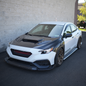 JDMuscle [22-25 WRX] Carbon Fiber Naga Style Front Bumper Lip image 0