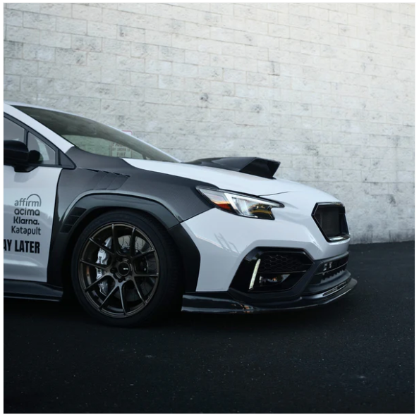 JDMuscle [22-25 WRX] Gloss Black Hood Scoop - Rally Style V2 image 2