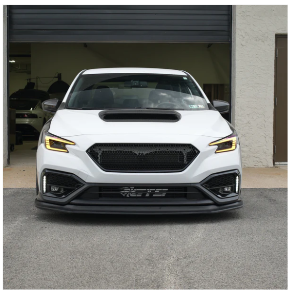 JDMuscle [22-25 WRX] Kōgeki Style Front Lip -Gloss Black image 1