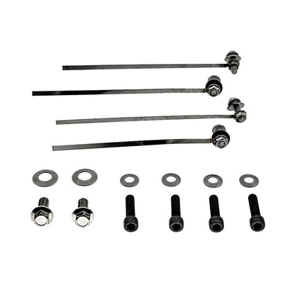 SMY Center Floor Power Brace Kit Wrinkle Black 2008-2021 WRX / STI image 4