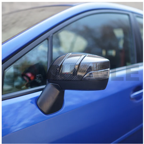 JDMuscle Tanso R2 Style Carbon Fiber Side Mirror Covers/Replacement with Turn Si image 10