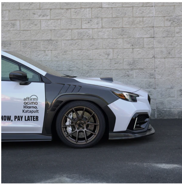 JDMuscle [22-25 WRX] GC8 Style Version 2 Tanso Carbon Fiber Hood Scoop image 7