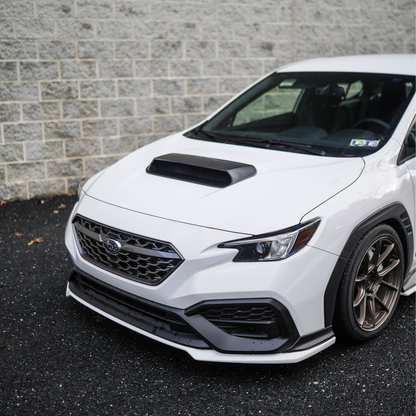 JDMuscle [22-25 WRX] Carbon Fiber Hood Scoop - OE+/ Bulge Style image 0