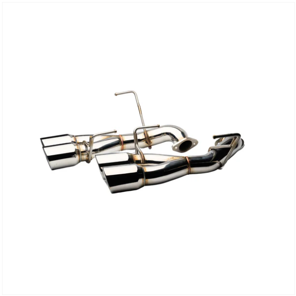 JDMuscle 22-25 WRX VB 4" Axle Back Muffler Delete Exhaust Polished Tip image 3