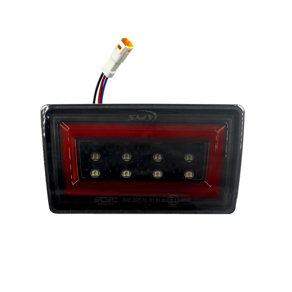 SMY F1 V3 Hyper-Flash RBL, Smoked w/ DRL Red Light Bar 2015-2021 WRX / STI image 1