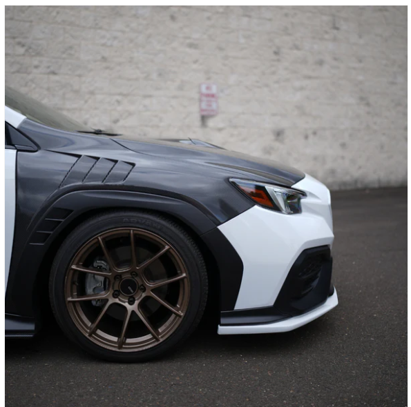 JDMuscle [22-25 WRX] Carbon Fiber FMIC Reverse Hood Scoop image 6