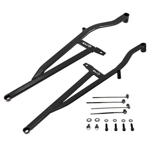 SMY Center Floor Power Brace Kit Wrinkle Black 2008-2021 WRX / STI image 0