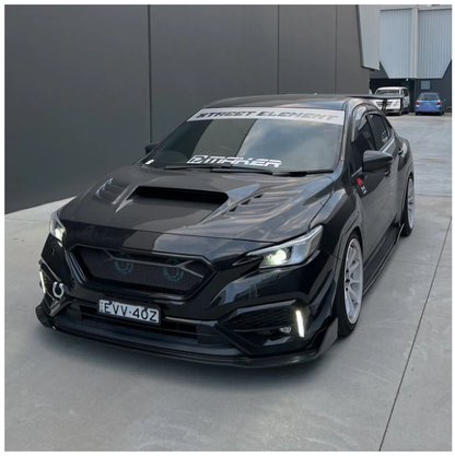 JDMuscle [22-25 WRX] Carbon Fiber V2 Front Bumper Lip 2x2 Carbon Fiber image 4