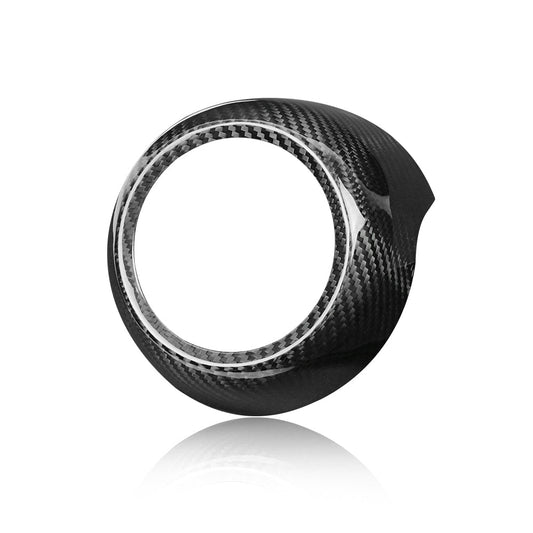 JDMuscle [22-25 WRX] Tanso Dry Carbon Fiber Air Bag Surround Cover image 0