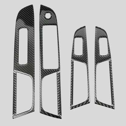 JDMuscle [18-21 WRX/STI] P&S Series Carbon Fiber Front Door Switch Panel and Rea image 0