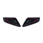 JDMuscle [22-25 WRX] LED Tail Lights Version ARK Smoked/Red Bar image 0