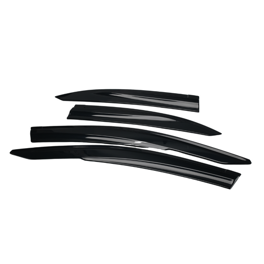JDMuscle [22-25 WRX] V1 Rain Guards / Window Visors-Acrylic/Carbon Fiber image 0