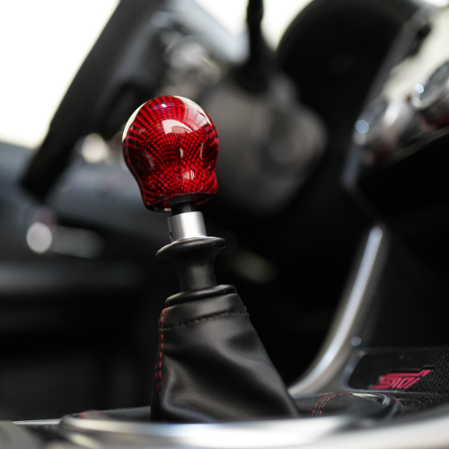 JDMuscle Carbon Fiber Shift Knob Red image 0