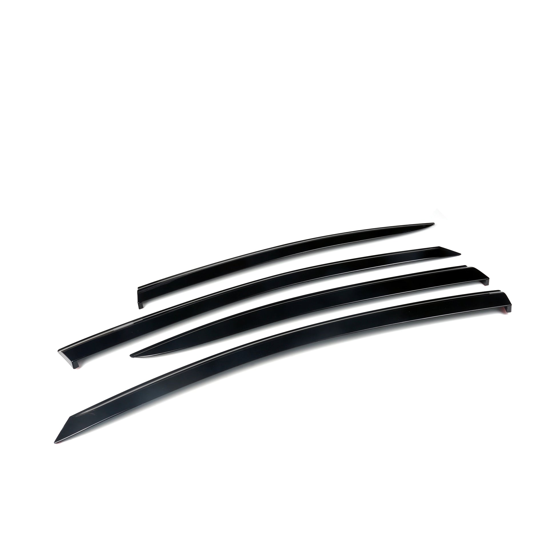 JDMuscle [15-21 WRX/STI] OE Style Rain Guards / Window Visors image 0