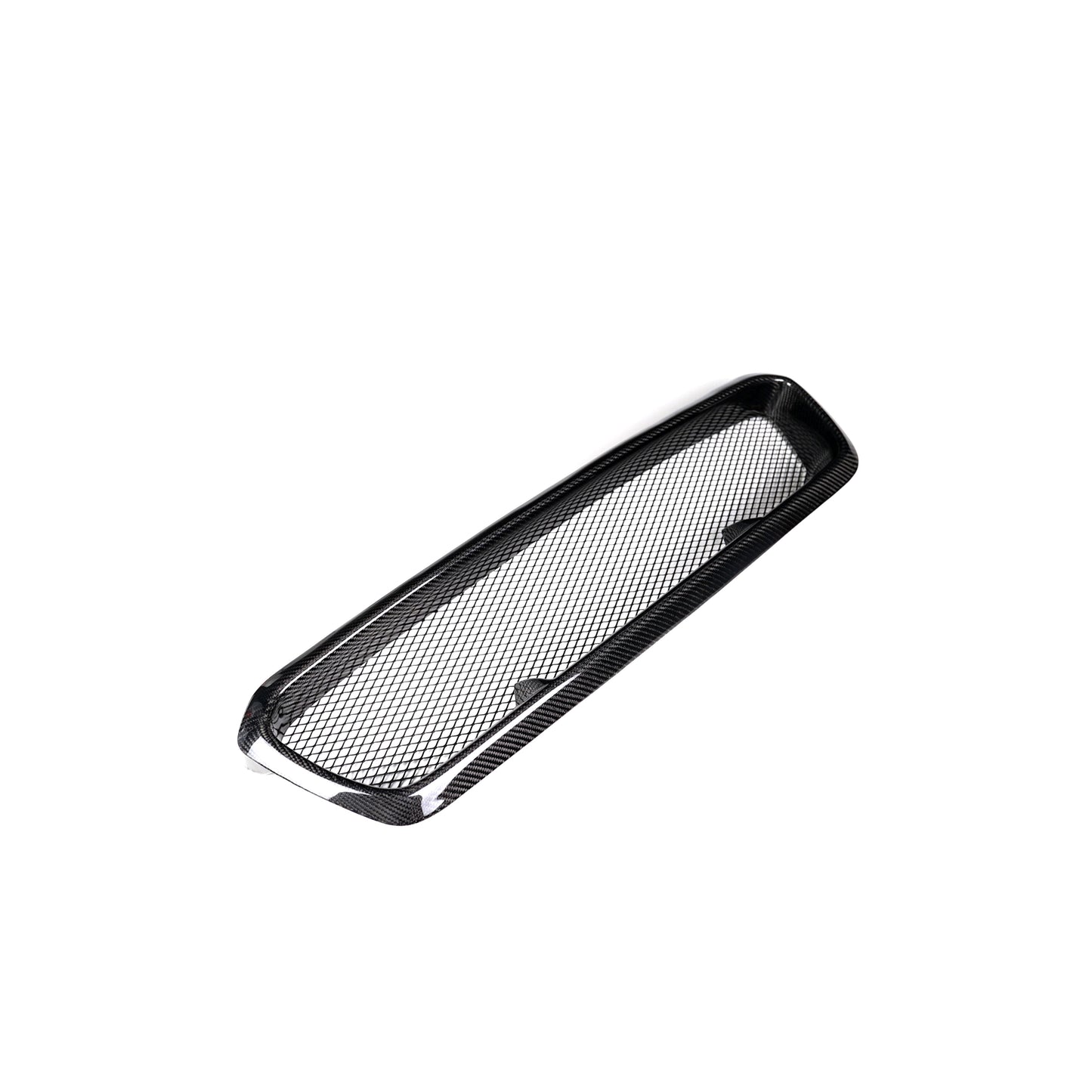 JDMuscle Tanso Carbon Fiber / Gloss Black Grille V4 - 15-17 WRX/STI image 0