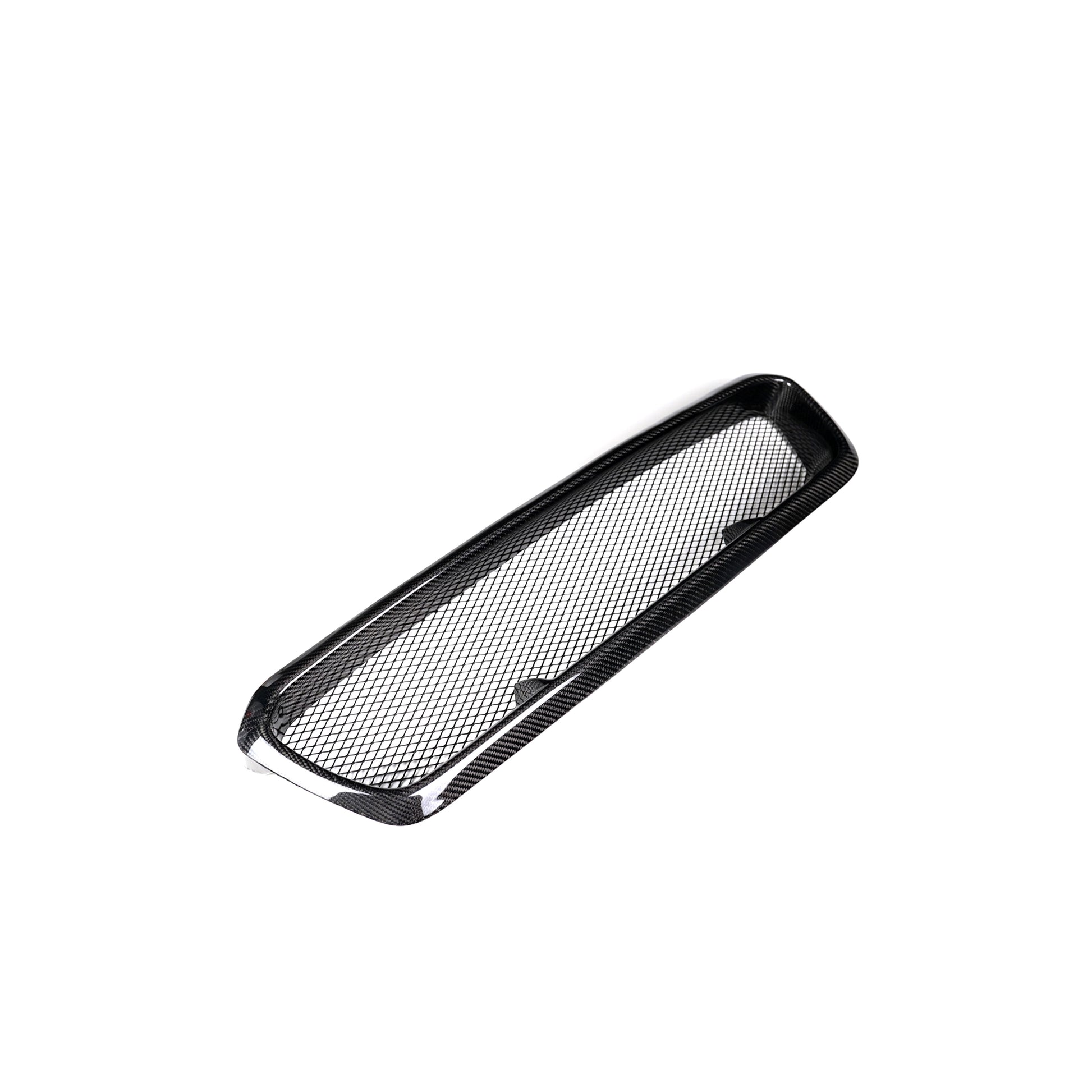 JDMuscle Tanso Carbon Fiber / Gloss Black Grille V4 - 15-17 WRX/STI image 0