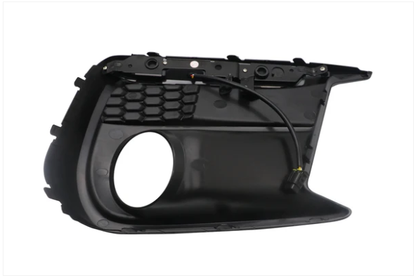 JDMuscle [18-21 WRX/STI] JDM Style Sequential Turn+Drl Bezel w/ Fog Light Cut Ou image 1