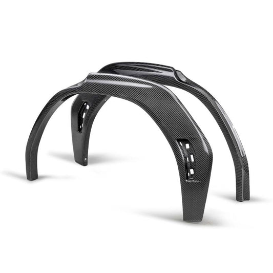 Carbon fiber rear fender trim for 2022-2025 Subaru WRX